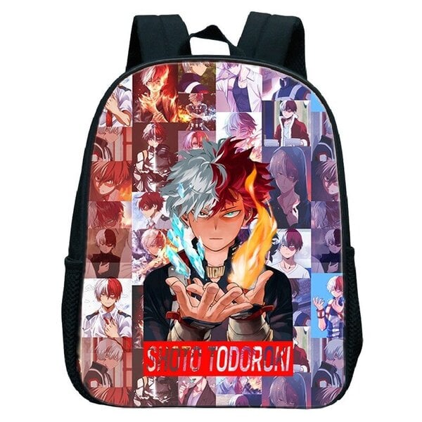 12 tuuman koulureppu Shoto Todoroki Print Academia Boku No Hero Academia Anime Boys -reppu kouluun Bookbag Sac A Dos