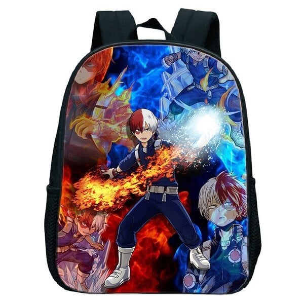 12 tuuman koulureppu Shoto Todoroki Print Academia Boku No Hero Academia Anime Boys -reppu kouluun Bookbag Sac A Dos