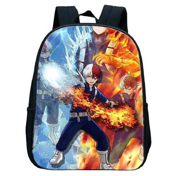 12 tuuman koulureppu Shoto Todoroki Print Academia Boku No Hero Academia Anime Boys -reppu kouluun Bookbag Sac A Dos