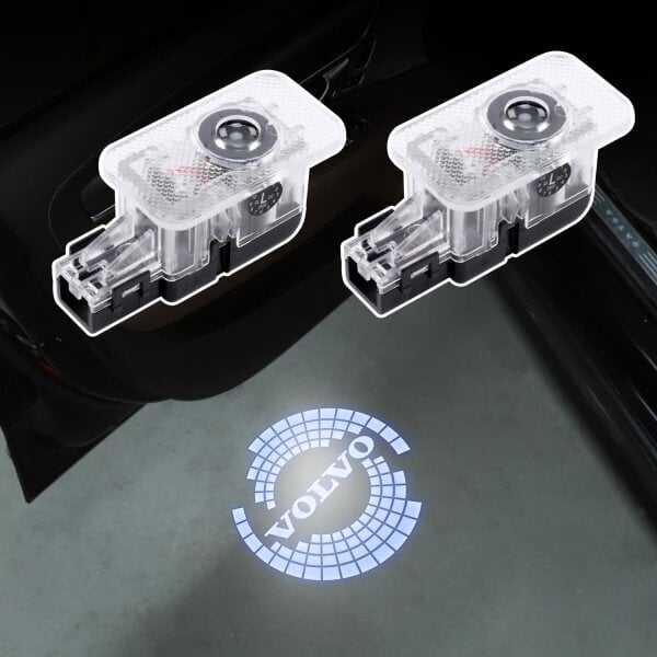 Auton ovet Puddle Lights Volvo XC90 XC60 XC40 S90 S60 V90 V60 Autooven tervetulovalotarvikkeet Auton oven LED-valologoprojektori (A-tyypin logo) hinta ja tiedot | Projektorit | hobbyhall.fi