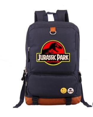 Jurassic World Jurassic Park -reppu olkapää kannettavan tietokoneen reppu Reppu Messenger-olkalaukku Hahmot koulun kannettavan tietokoneen reppu