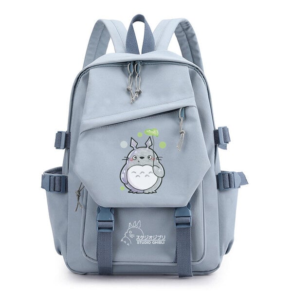 Muoti Söpö Totoro Cat Naisten Reppu Kawaii Kirjalaukku Teini-ikäisille Tytöille Kannettava Reppu Opiskelija Koululaukku Mochila Nainen