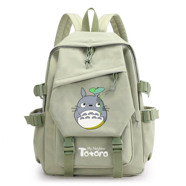 Muoti Söpö Totoro Cat Naisten Reppu Kawaii Kirjalaukku Teini-ikäisille Tytöille Kannettava Reppu Opiskelija Koululaukku Mochila Nainen