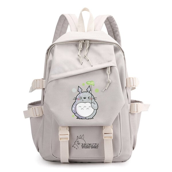 Muoti Söpö Totoro Cat Naisten Reppu Kawaii Kirjalaukku Teini-ikäisille Tytöille Kannettava Reppu Opiskelija Koululaukku Mochila Nainen