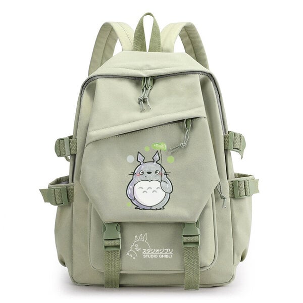 Muoti Söpö Totoro Cat Naisten Reppu Kawaii Kirjalaukku Teini-ikäisille Tytöille Kannettava Reppu Opiskelija Koululaukku Mochila Nainen