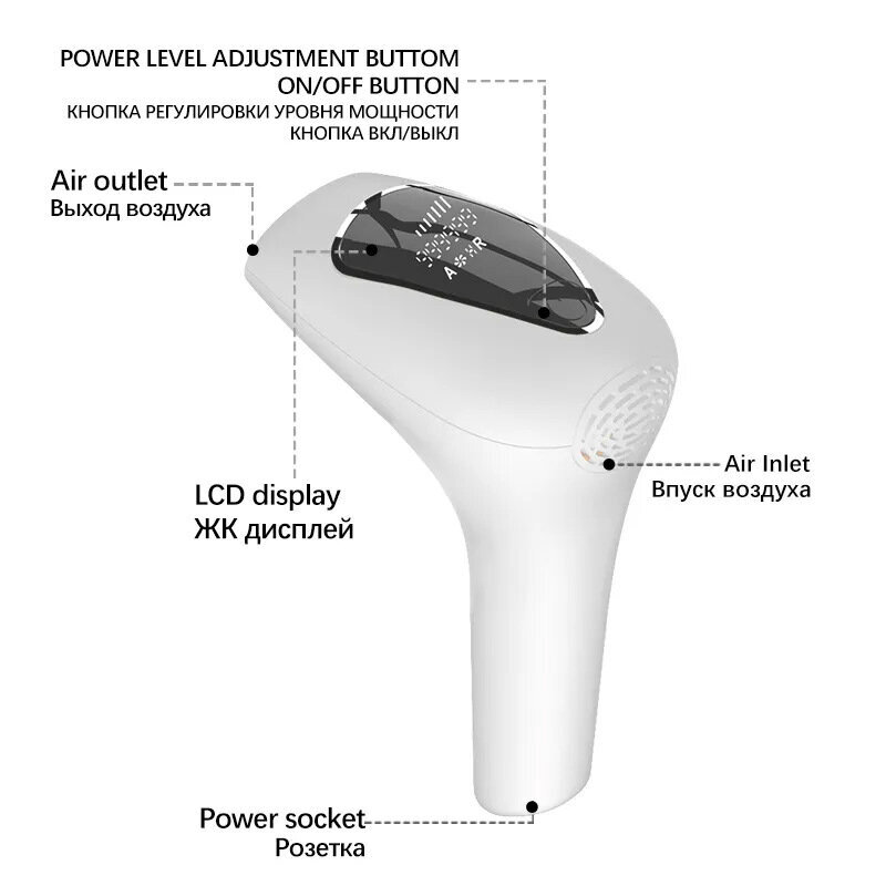 Kannettava Ipl Photon -Karvanpoistolaite Venäläinen Karvanpoistolaite Naisten Kauneusinstrumentti Kädessä Pidettävä Karvanpoistolaite hinta ja tiedot | Epilaattorit ja karvanpoistolaitteet | hobbyhall.fi