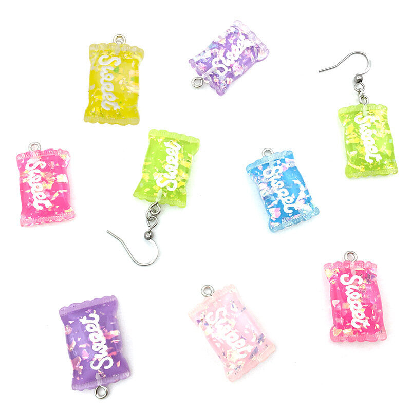 32 kpl Mix Gummy Bear Candy Resin -korut DIY-rannekorun kaulakoruun hinta ja tiedot | Rannekorut | hobbyhall.fi