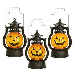 3 kpl Halloween lyhdyt, kannettavat kurpitsat, Halloween retrokurpitsat, jack o lyhdyt, Halloween koristekurpitsat, kurpitsalyhdyt erilaisilla ilmeillä, Halloween koristeet hinta ja tiedot | Juhlakoristeet | hobbyhall.fi