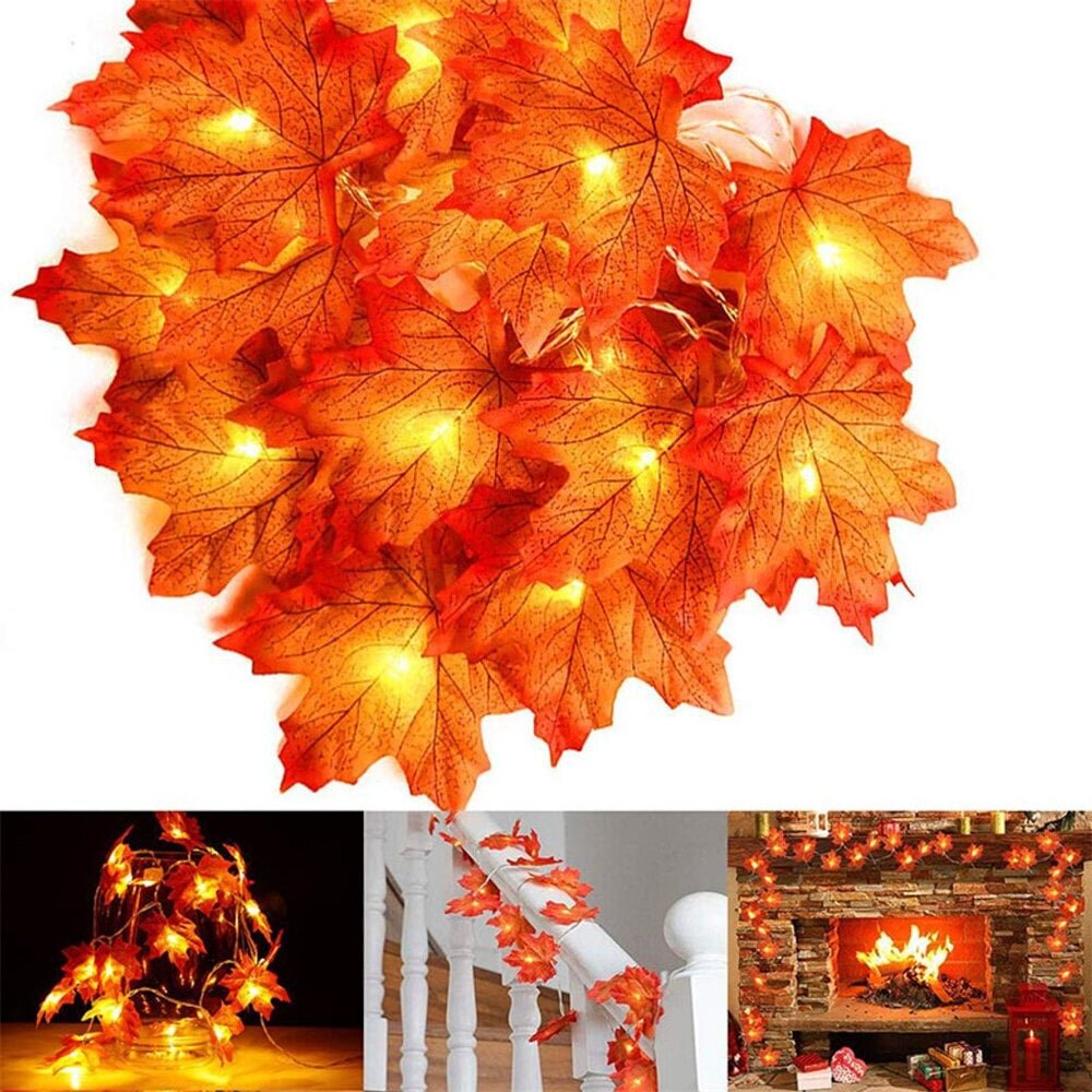 Halloween koristeet Syksy seppele, Syksy Vaahteranlehti Fairy Light 3m 20 LED, Syksy seppele, Syksy, Kiitospäivä, Joulu, Ulkokoristeet hinta ja tiedot | Juhlakoristeet | hobbyhall.fi