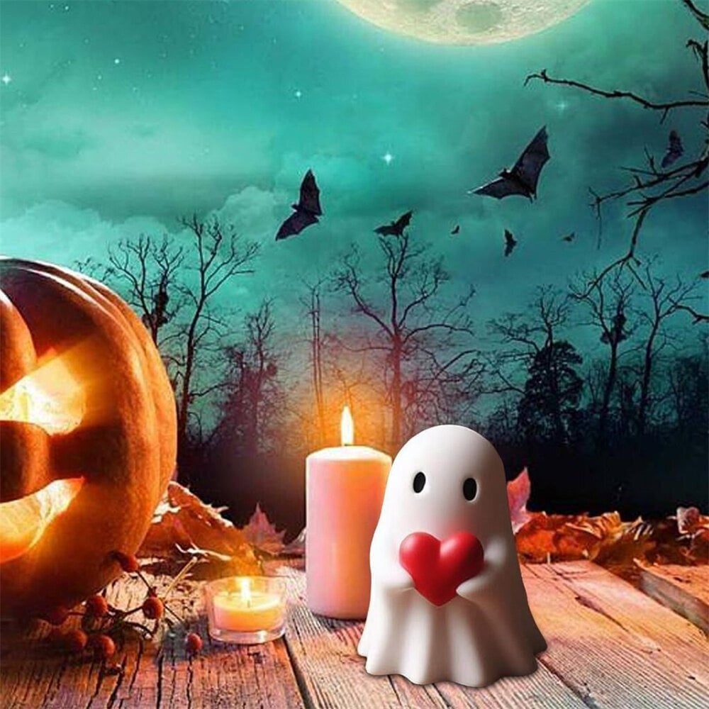 Aavepatsaat, pelottavat haamut Halloween aavehahmot, Halloween aavekoristeet Pöytäkoristeet Halloween koristeet ulkona hinta ja tiedot | Juhlakoristeet | hobbyhall.fi