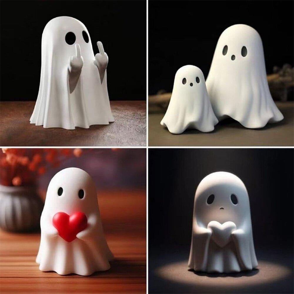 Aavepatsaat, pelottavat haamut Halloween aavehahmot, Halloween aavekoristeet Pöytäkoristeet Halloween koristeet ulkona hinta ja tiedot | Juhlakoristeet | hobbyhall.fi