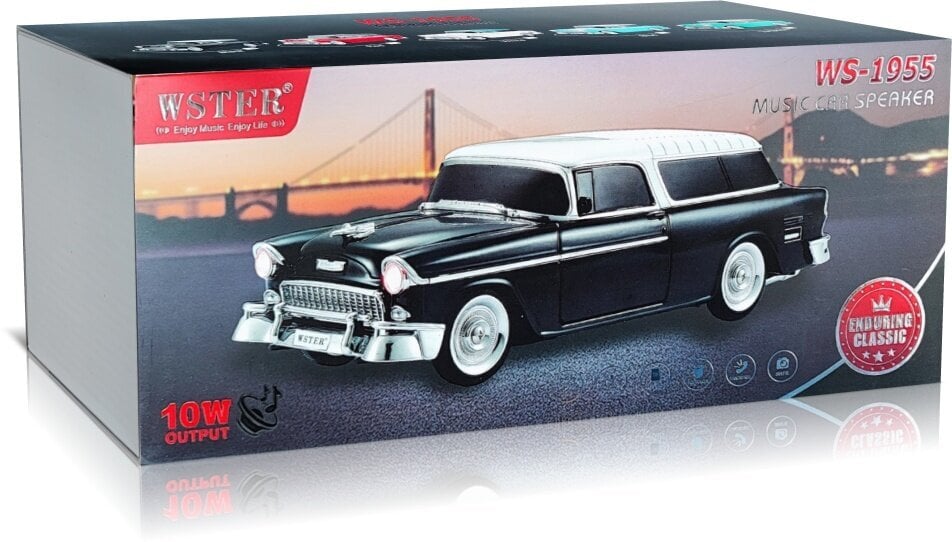 Bluetooth-kaiutin + FM-radio Chevrolet Bel Air USB TF 10W bassokaiutin hinta ja tiedot | Kaiuttimet | hobbyhall.fi