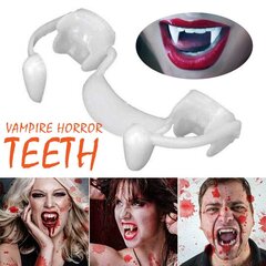 Halloween sisäänvedettävät vampyyrihammasproteesit Zombien hampaat roolipelirekvisiitta hinta ja tiedot | Juhlakoristeet | hobbyhall.fi