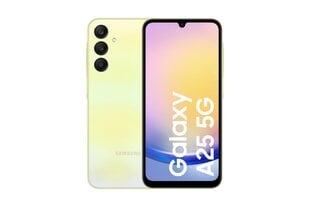 Samsung Galaxy A25 A256 8/256GB DS 5G, keltainen hinta ja tiedot | Matkapuhelimet | hobbyhall.fi