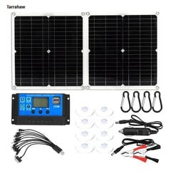 50 W taitettava aurinkopaneeli USB 5 V 18 V DC ulostulo ulkona PV-kennoja Kannettava vedenpitävä lataus aurinkosähkölevyn ohjainsarja hinta ja tiedot | Paristolaturit | hobbyhall.fi