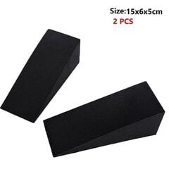 Joogaharkot vaahtomuovikyykkykiila Pohkeen venytyspaarit Viistot jalkaan Stretch Wedge Blocks Kotisivu Jooga Kuntoiluvälineet Tarvikkeet 15x6x5cm aikuisten unisex hinta ja tiedot | Muut kuntoiluvälineet | hobbyhall.fi