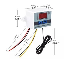 Termostaatti ja lämpötilaohjelmoija älykäs lämpötilan säätökytkin XH-W3002, 12V 120W hinta ja tiedot | Käsityökalut | hobbyhall.fi