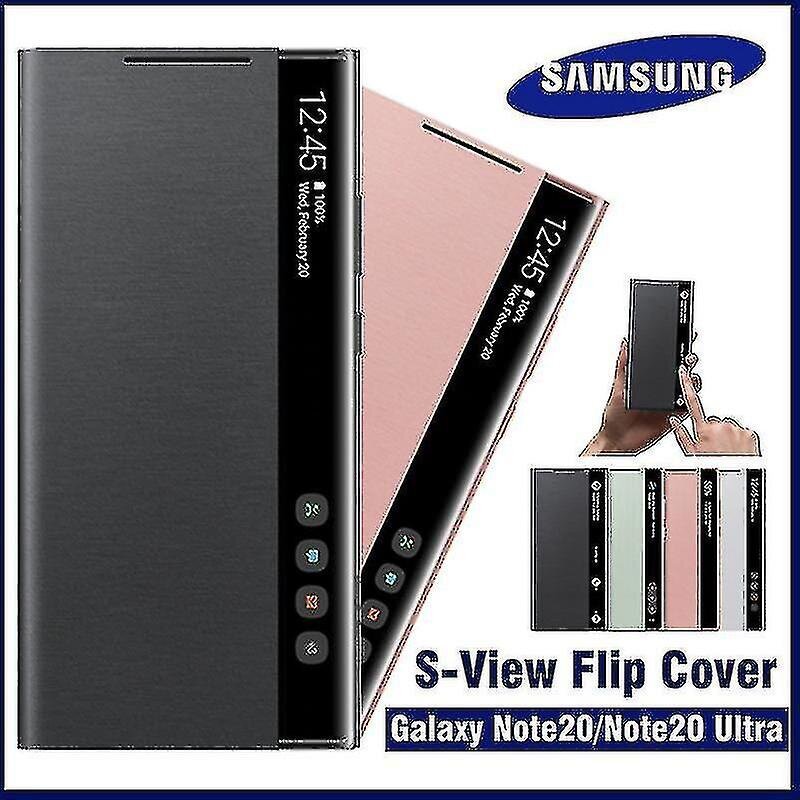 Kiinnitä Samsung Mirror Smart View Flip-free-vastauskuoreen Galaxy Note 20 5g -puhelimen led-suojukseen S-view Cover Ef-zn985 matkapuhelimen C hinta ja tiedot | Puhelimen kuoret ja kotelot | hobbyhall.fi