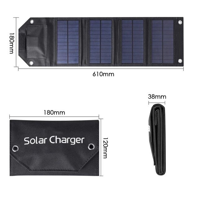 100W/80W/60W taitettava aurinkopaneeli USB 5V aurinkolaturi kannettava aurinkokenno ulkopuhelin virtapankki retkeilyyn + kaapeli hinta ja tiedot | Paristolaturit | hobbyhall.fi