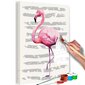DIY kangas maalaus - Beautiful Flamingo 40x60 hinta ja tiedot | Maalaa numeroiden mukaan | hobbyhall.fi