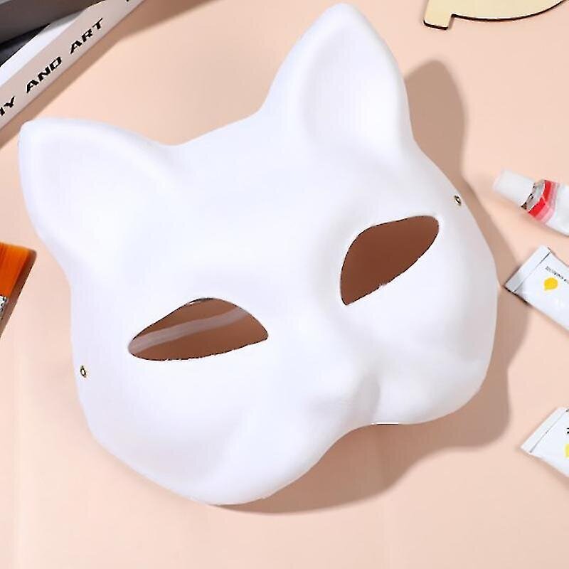 Diy Anime Foxes -naamio Japanilainen Cosplay Rave Käsinmaalatut Kissannaamarit Masquerade10 kpl hinta ja tiedot | Juhlakoristeet | hobbyhall.fi