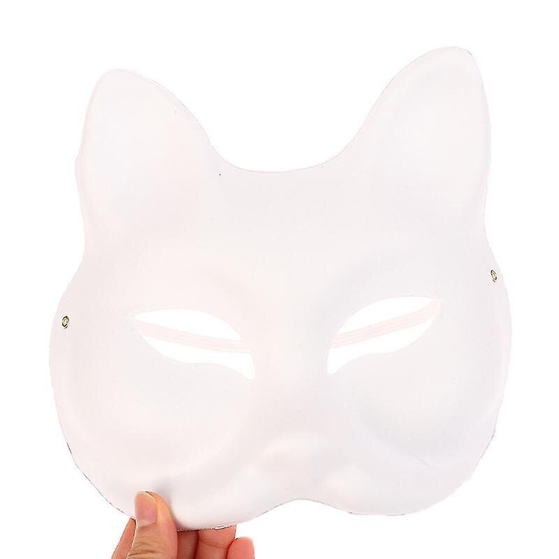 Diy Anime Foxes -naamio Japanilainen Cosplay Rave Käsinmaalatut Kissannaamarit Masquerade10 kpl hinta ja tiedot | Juhlakoristeet | hobbyhall.fi