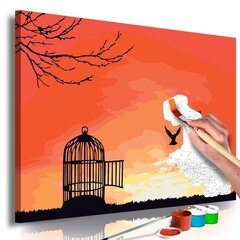 DIY kangas maalaus - Open Cage 60x40 hinta ja tiedot | Maalaa numeroiden mukaan | hobbyhall.fi