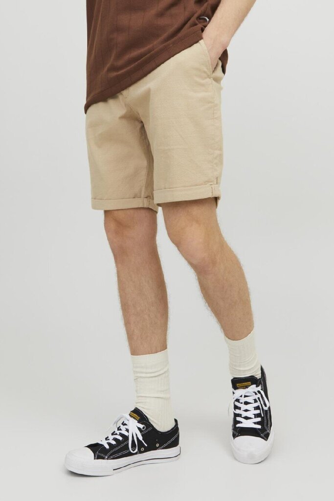 Kangasshortsit Jack &amp; Jones 12206889DUNE-XL hinta ja tiedot | Miesten shortsit | hobbyhall.fi