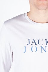 T-paita Jack &amp; Jones 12244403WHITE-L hinta ja tiedot | Miesten T-paidat | hobbyhall.fi