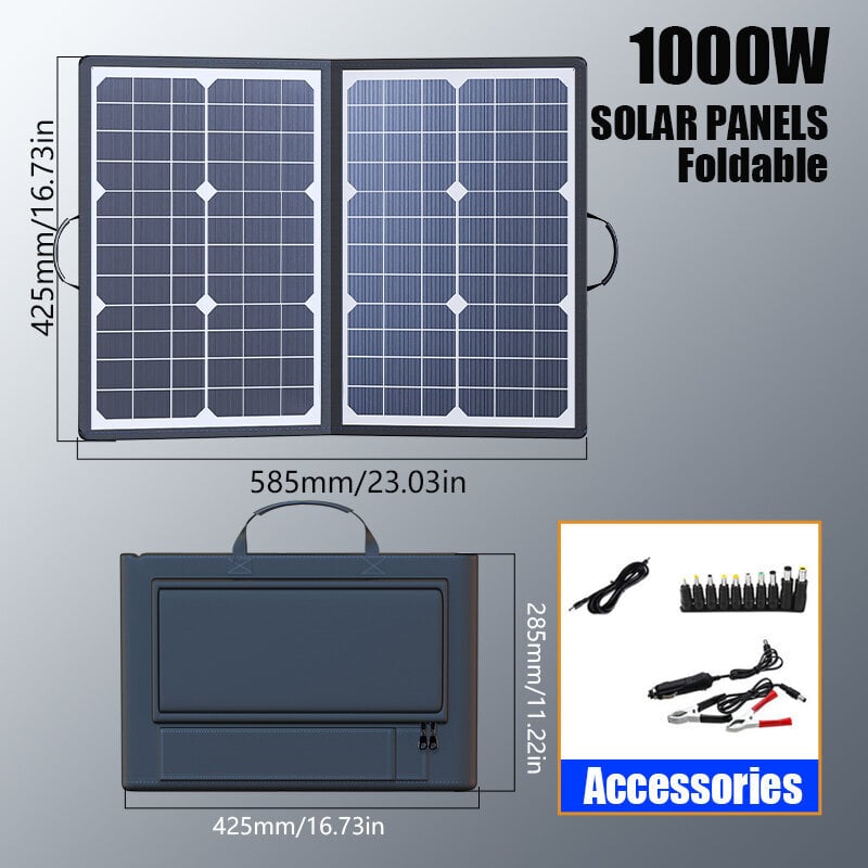 Aurinkopaneelisetti 1000 W 18V hinta ja tiedot | Aurinkopaneelit | hobbyhall.fi