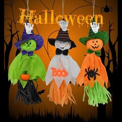 3 osainen Halloween Ghost koristeripustimet Juhlakoristeellinen kauhuseinään hinta ja tiedot | Juhlakoristeet | hobbyhall.fi