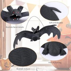 10 Halloween lepakkokoristeita Juhlatarvikkeita Halloween lepakkolepakko 3D lepakkolelut söpöt pelottavat roikkuvat lepakot Halloween juhlakoristeet Satunnainen tyyli hinta ja tiedot | Juhlakoristeet | hobbyhall.fi