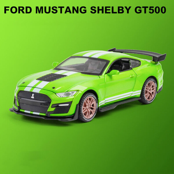 1:32 Supercar Mustang Shelby GT350 automalli metalliseos vedettävä takaisin lasten leluauto 4 avoimet oviset lasten lahjat GT500