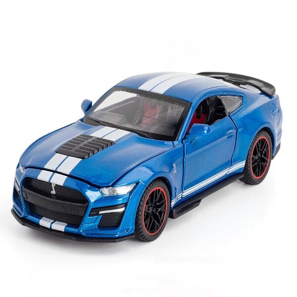 1:32 Supercar Mustang Shelby GT350 automalli metalliseos vedettävä takaisin lasten leluauto 4 avoimet oviset lasten lahjat GT500