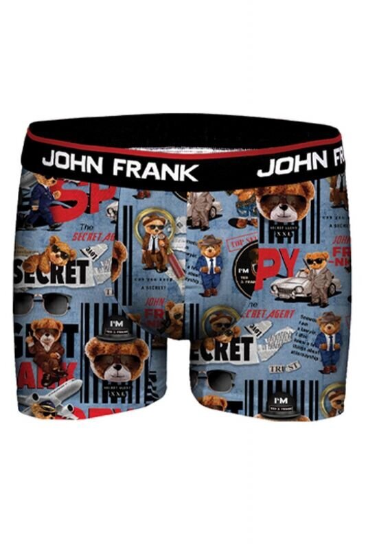 Bokserit John Frank JFBD355THESPYBLUE-L hinta ja tiedot | Miesten alushousut | hobbyhall.fi