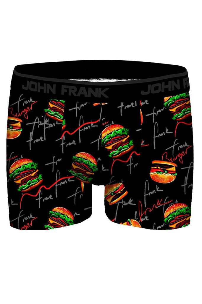 Bokserit John Frank JFBD361FRANKBURGER-M hinta ja tiedot | Miesten alushousut | hobbyhall.fi