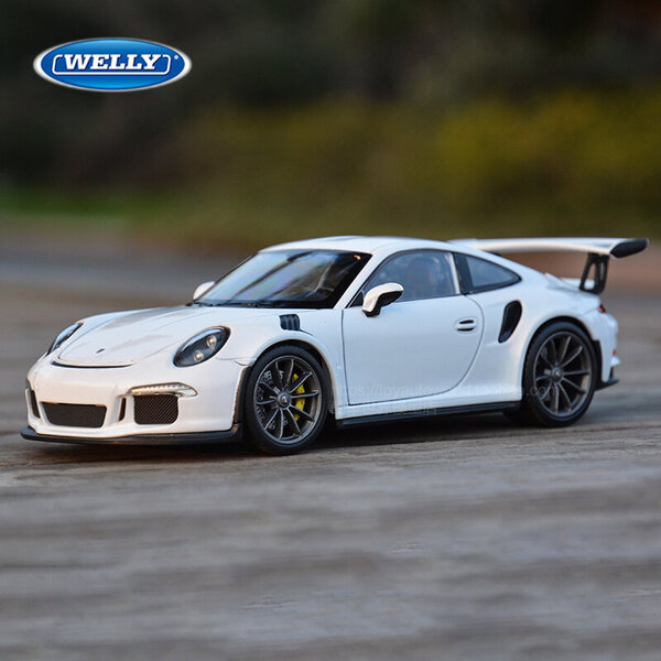 1:24 911 GT3 RS sininen autometalliseos automalli auton koristekokoelma lelu painevalu malli