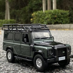 1:32 Rover Defender metalliseos automallit metallilelut maastoajoneuvot automallisimulaatiokokoelma lasten lelu lahja hinta ja tiedot | Pienoismallit | hobbyhall.fi