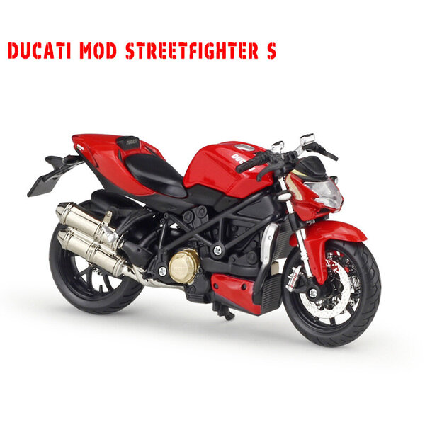 1:18 Ducati Monster 696 moottoripyörä malli lelu simulointi metalliseos veturi koriste kokoelma lahja malli auto