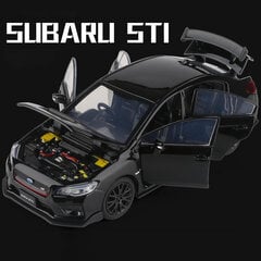 1:32 JDM Subaru STI WRX 2016 Subaru BRZ Supercar metalliseos Diecast automalli Miniatyyri malli kevyellä mallilla lasten autolle hinta ja tiedot | Pienoismallit | hobbyhall.fi