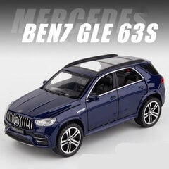 1:32 GLE 63S SUV metalliseos auto painevalettu metalli maastoajoneuvot auto äänivalokokoelma hinta ja tiedot | Pienoismallit | hobbyhall.fi