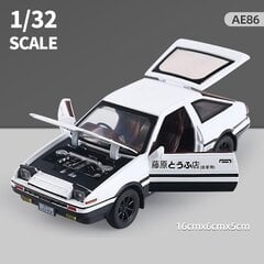 1/32 Alkuperäinen D AE86 Leluauto Diecast Miniature Malli Vedä takaisin Ääni Valoovet Avattavat Opetuskokoelma Lahja Kid hinta ja tiedot | Pienoismallit | hobbyhall.fi