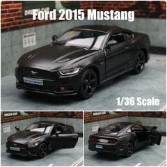 1/36 Mustang GT -leluautomalli RMZ CITY Diecast Super Sport Vehicle Vehicle Takaoven avattava kokoelma lahja Lapsille hinta ja tiedot | Pienoismallit | hobbyhall.fi