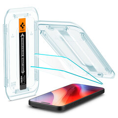 Spigen Glass tR EZ Fit 2 Pack, transparency - iPhone 16 Pro hinta ja tiedot | Näytönsuojakalvot ja -lasit | hobbyhall.fi