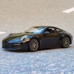 1:24 911 Carrera 4S Coupe metalliseos Urheiluautomalli Painevalut Metallileluajoneuvot Automalli hinta ja tiedot | Pienoismallit | hobbyhall.fi