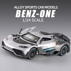 1:24 Mercedes AMG ONE Urheiluauto Seos Malli Auto Modifioitu Metalli Diecast Leluauto Ääni & Valo hinta ja tiedot | Pienoismallit | hobbyhall.fi