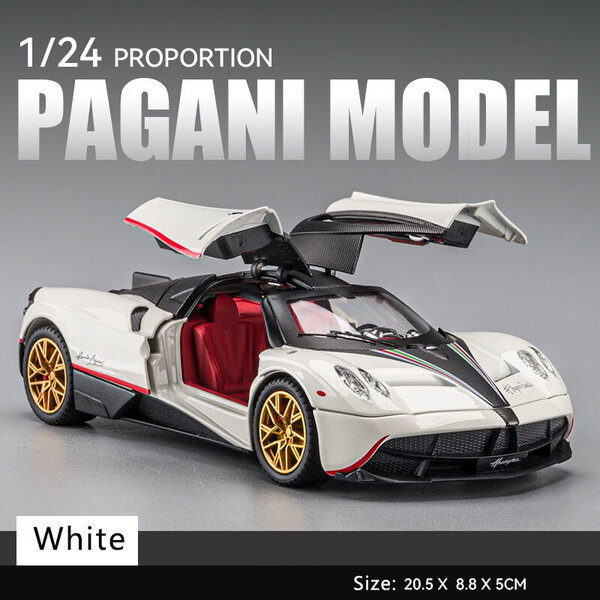 1:24 Pagani Kiinalainen Dragon Alloy Automalli Urheiluauto