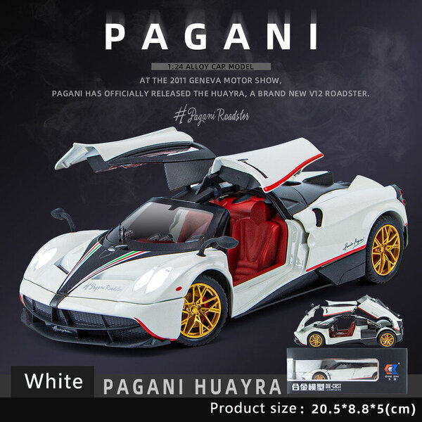 1:24 Pagani Kiinalainen Dragon Alloy Automalli Urheiluauto