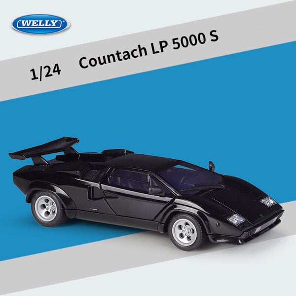 1:24 LP5000S Countach Supercar metalliseosautomalli painevalut ja leluajoneuvot Kerää autolelupojan syntymäpäivälahjoja