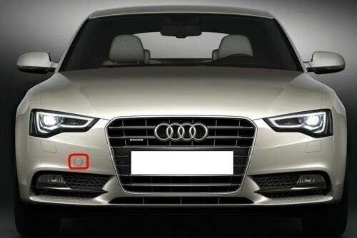 AUDI A5 S5 Facelift 2012-2015 Etupuskurin vetokoukun silmän suojus pohjamaalattu aito 8T0807241CGRU